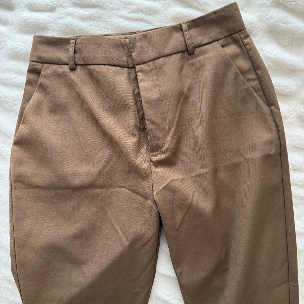 Brown trousers